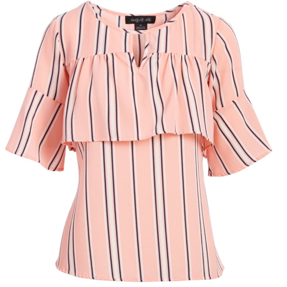 Pink Stipe Top